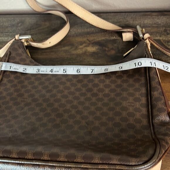 Celine Macadam Pattern Shoulder bag Brown PVC Leather Italy - Picture 11 of 17